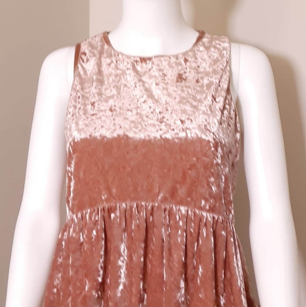 Pink Velvet high neck Top